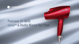 nanoe & Double Mineral Hair Dryer | EH-NA9C | Channel Panasonic 