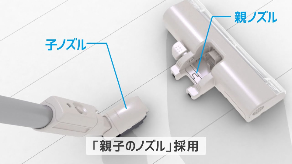 Panasonic 純正　掃除機 3点セット　新品　ホース　子のズル　親ノズル Panasonic（パナソニック） AMV88R-FK08 掃除機用 子ノズル 親ノズルは